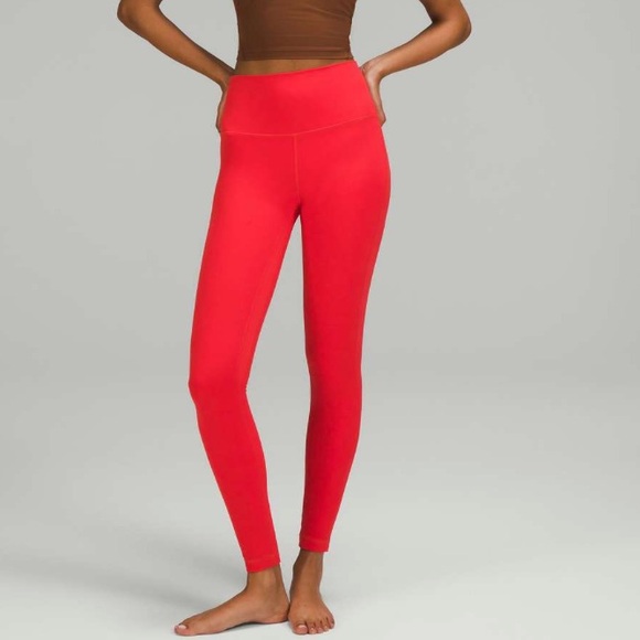 Lululemon Align High-Rise Pant Legging 28" Carnation Red Size 8 - Picture 3 of 14
